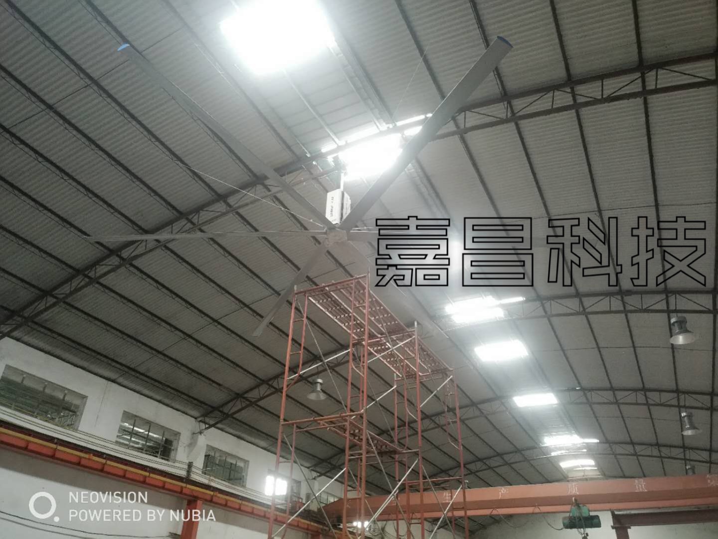 廣州大型廠房用大吊扇工程，工業(yè)大吊扇廠家專業(yè)解決廠房車間高溫難題