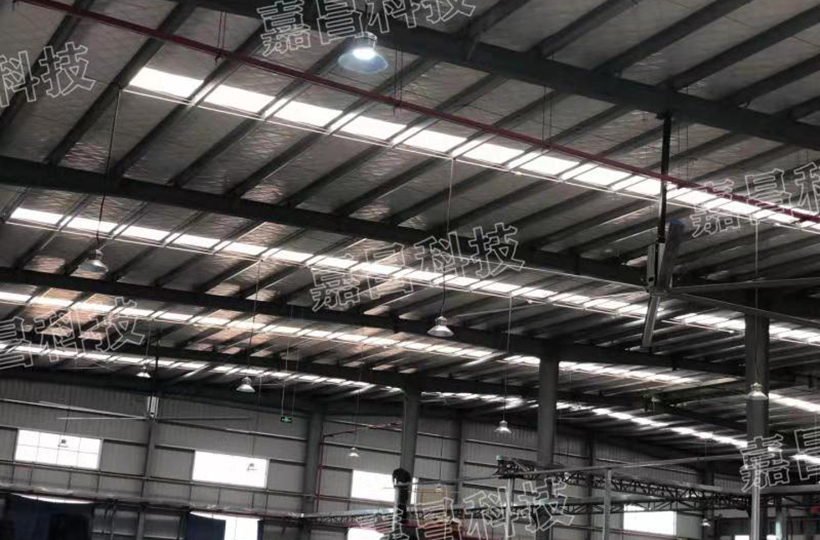 ?航空裝備工廠車間工業(yè)大風扇通風降溫工程案例
